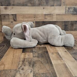 Aurora Elephant Jumbo XL 31" Gray Plush Stuffed Animal Toy Floppy Ears